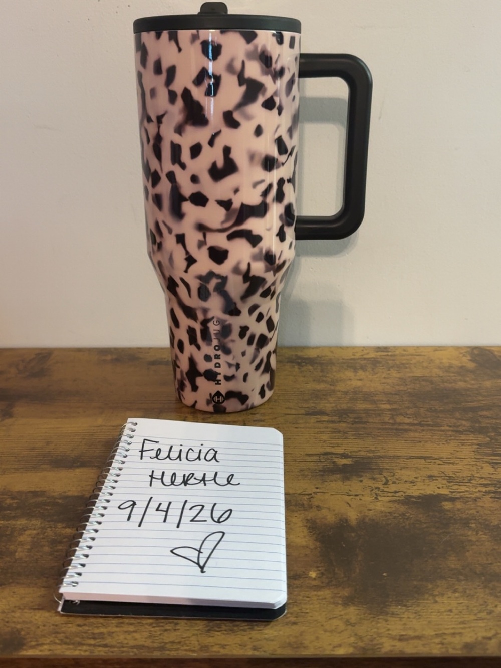 HydroJug Blonde Tortoise 40oz Traveler